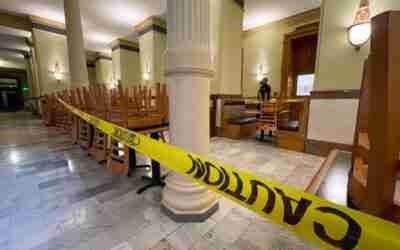 Colorado Capitol Hallways Have Emptied